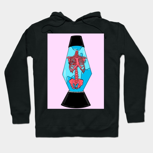 Rib Cage Lava Lamp Hoodie by BreezyArtCollections 